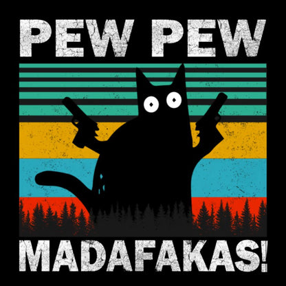 Pew Pew Fuckers ! Funny Geek Cotton Sweatshirt