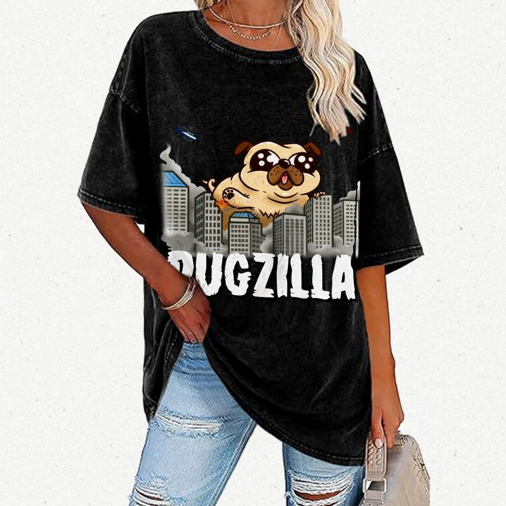 Pugzilla Vintage Distressed T-shirt