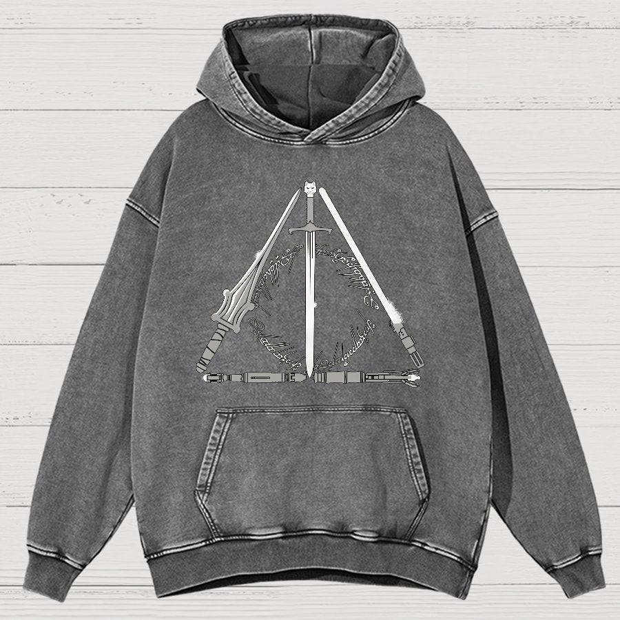 Nerd Artifact Vintage Distressed Hoodie