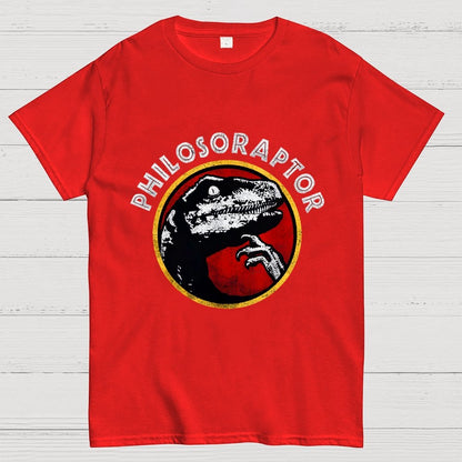 Philosoraptor Meme Funny Velociraptor Dinosaur Geek T-Shirt