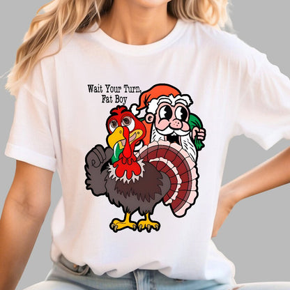 Wait Your Turn, Fat Boy Geek T-Shirt