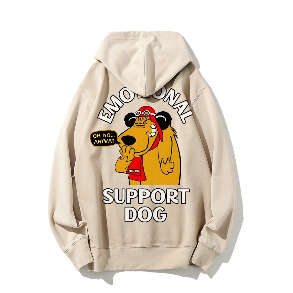 Support Or Not? Printed Back Unisex Cotton Hoodie