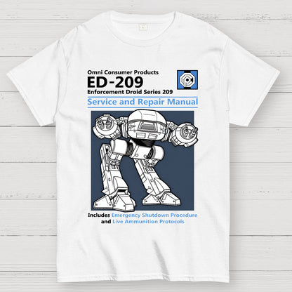 ED209 Service and Repair Manual Geek T-Shirt