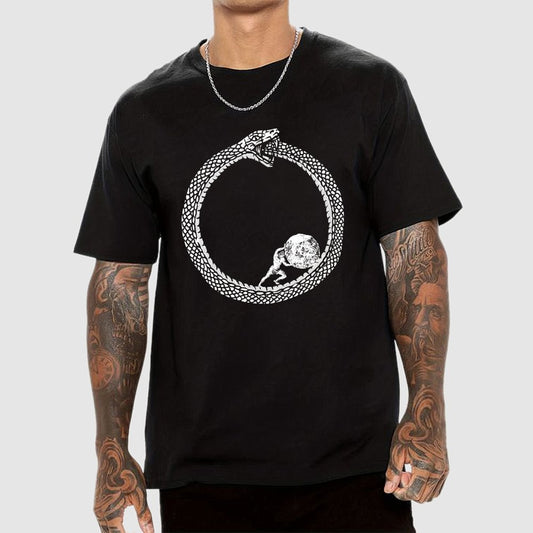 Sisyphus In Ouroboros Geek T-Shirt