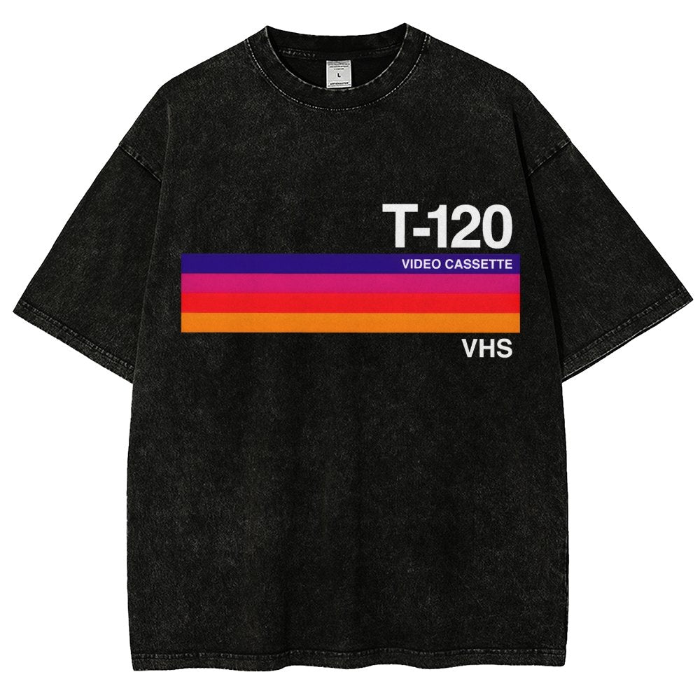 Dusk Video Cassette VHS Vintage Distressed T-shirt