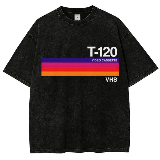 Dusk Video Cassette VHS Vintage Distressed T-shirt