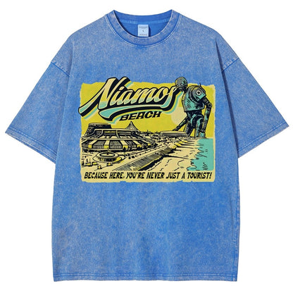Niamos Beach Vintage Distressed T-shirt