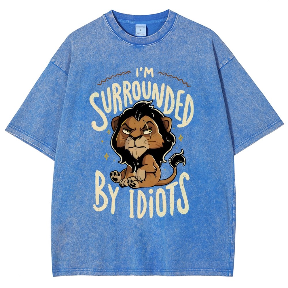 Surrounded by Idiots Vintage Distressed T-shirt