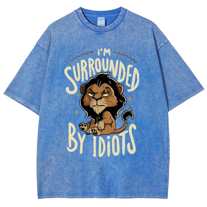 Surrounded by Idiots Vintage Distressed T-shirt