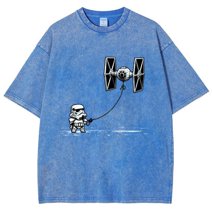 Flying The Galactic Alliance's Kite Vintage Distressed T-shirt
