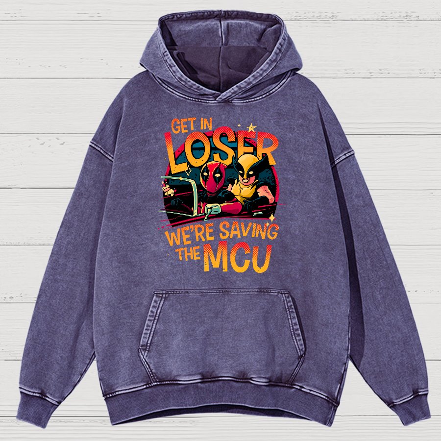 Saving The Universe Vintage Distressed Hoodie