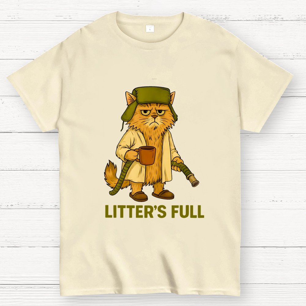 Litter’s Full Cat Geek T-Shirt