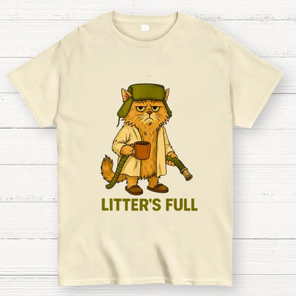 Litter’s Full Cat Geek T-Shirt