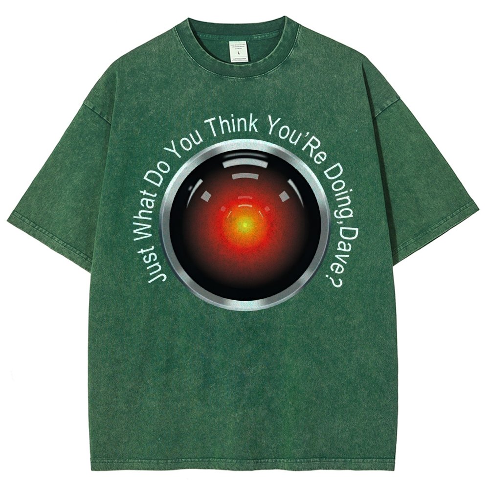 HAL-What Do You Think You’Re Doing,Dave? Vintage Distressed T-shirt