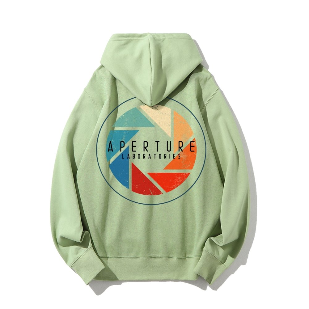 Aperture Printed Back Unisex Cotton Hoodie
