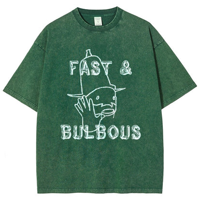 Fast & Bulbous Vintage Distressed T-shirt
