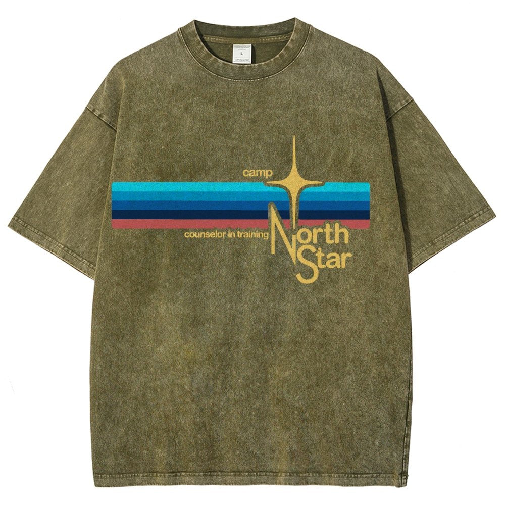 Camp North Star Vintage Distressed T-shirt