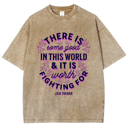 There is Some Good in This World Vintage Distressed T-shirt