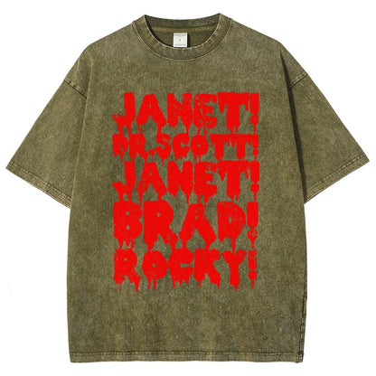 Jana! Dr. Smith! Jana! Ben! Vintage Distressed T-shirt