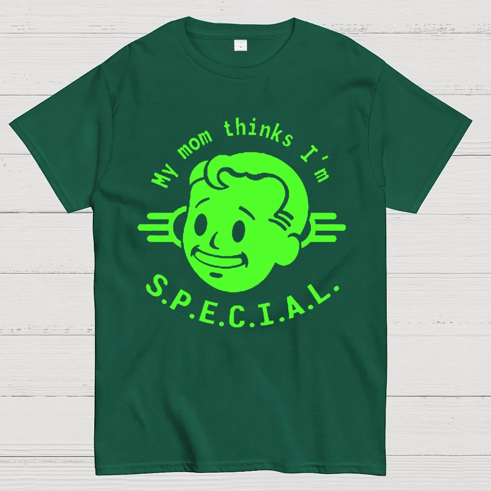 My Mom Thinks I'm S.P.E.C.I.A.L. Geek T-Shirt