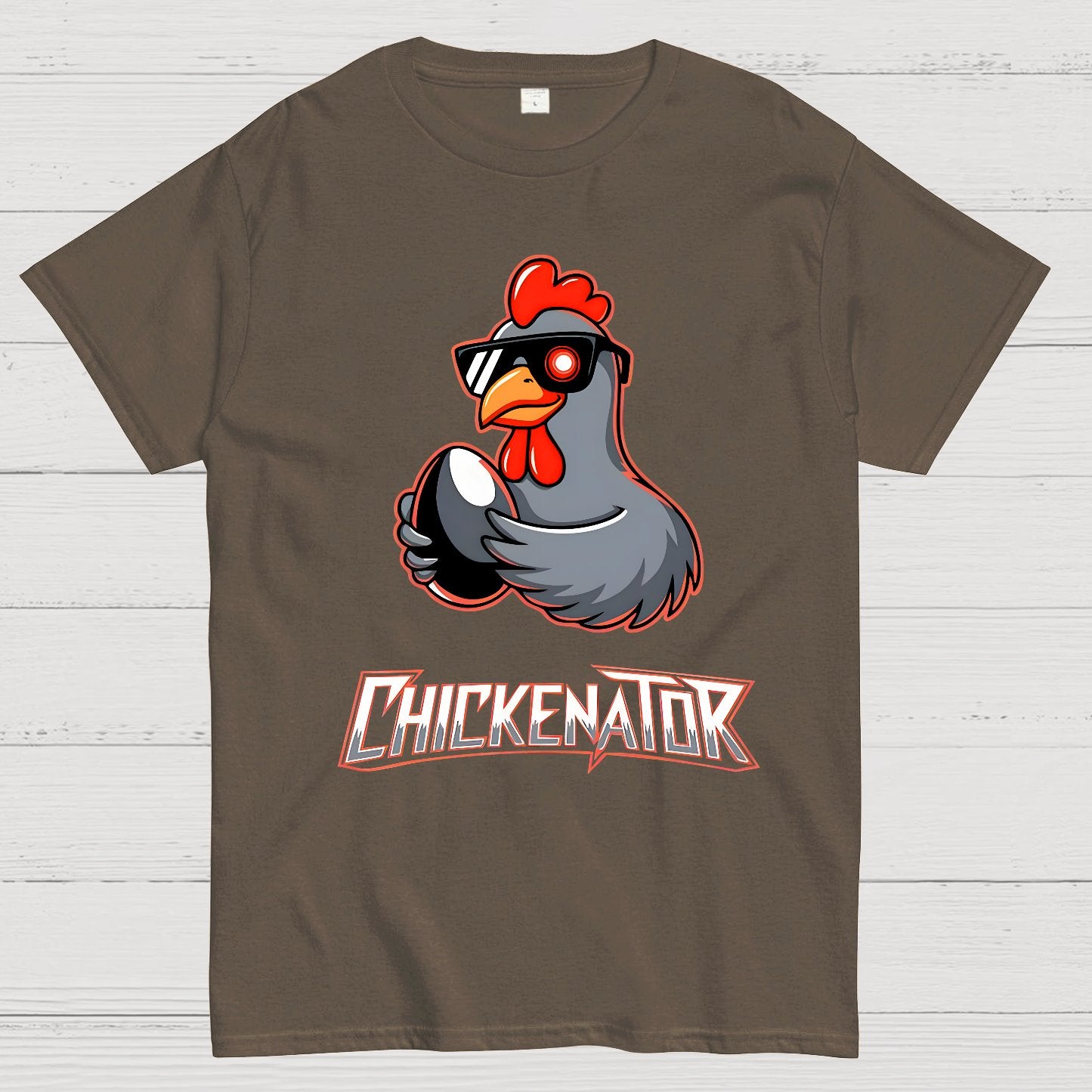 Chickenator, The Future Chicken Geek T-Shirt