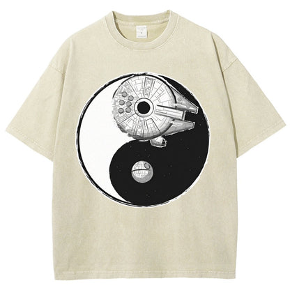 The Power Of Balance Vintage Distressed T-shirt
