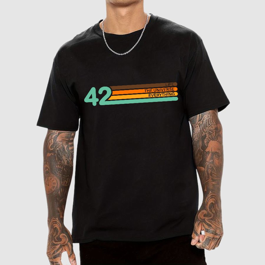 42  Life The Universe And Everything Geek T-Shirt