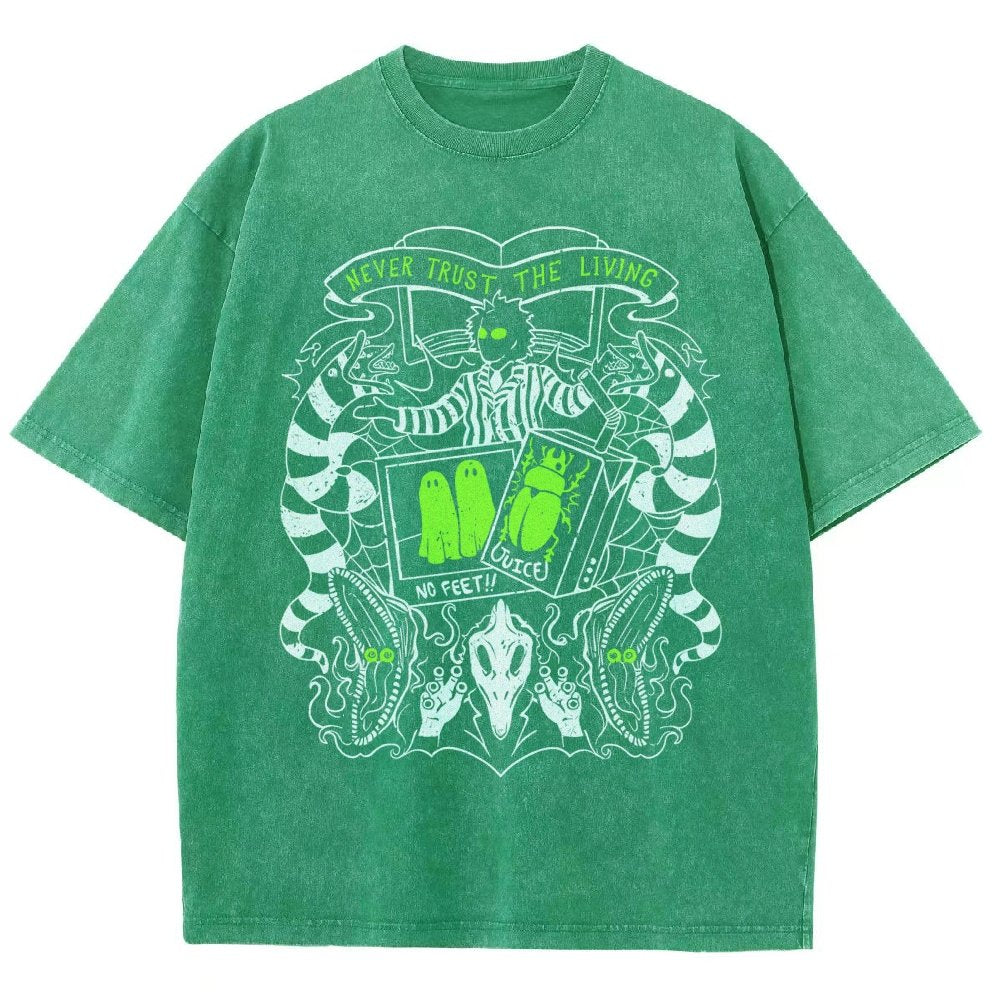 Never Trust the Living Vintage Distressed T-shirt