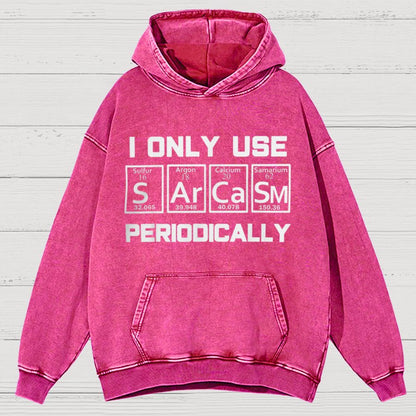Sarcasm Periodic Table Element Vintage Distressed Hoodie