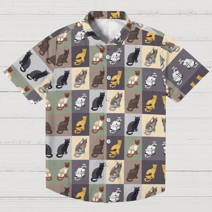 Cats Geek Hawaiian Shirt