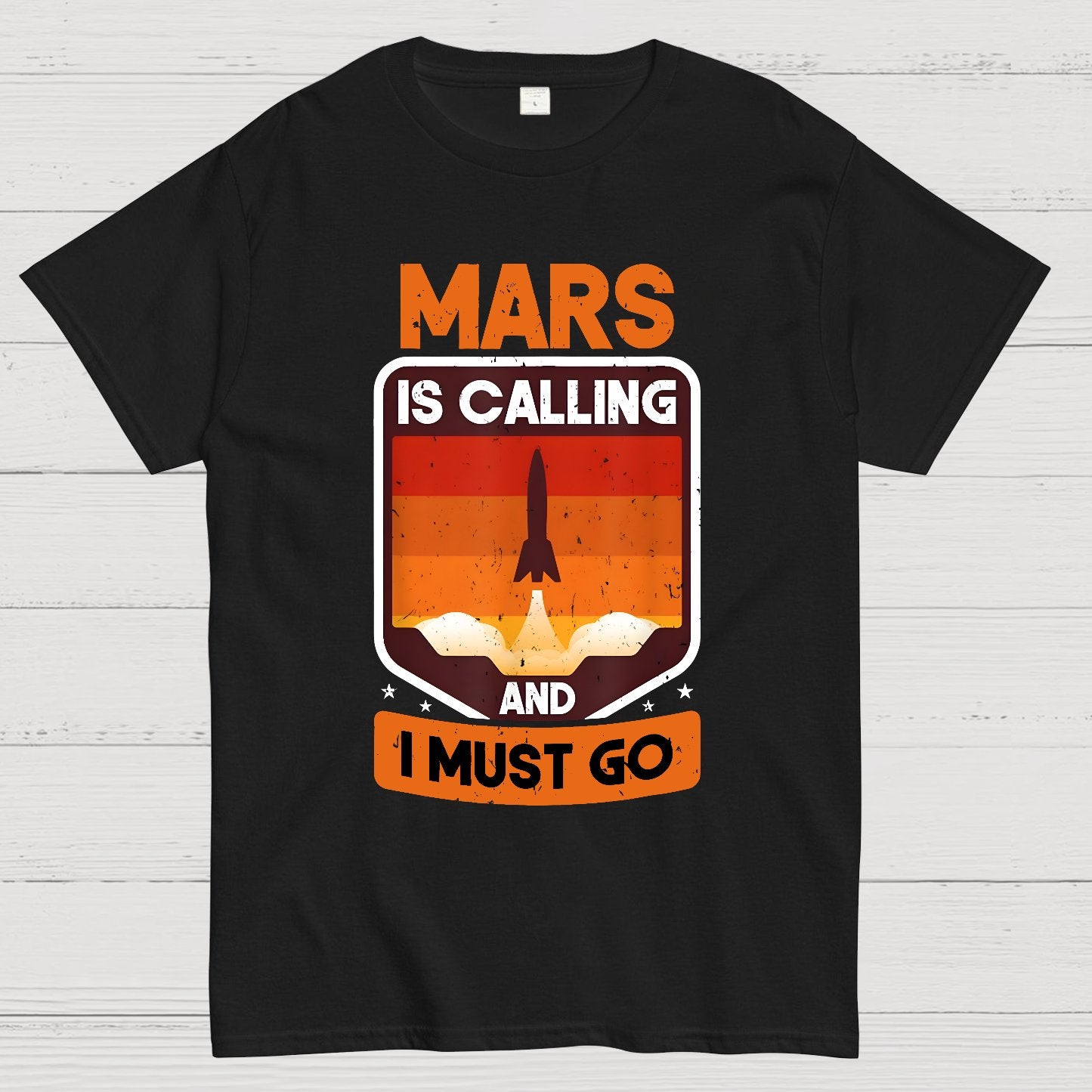 Occupy Mars Planet Mars Is Calling And I Must Go Geek T-Shirt