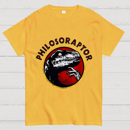 Philosoraptor Meme Funny Velociraptor Dinosaur Geek T-Shirt