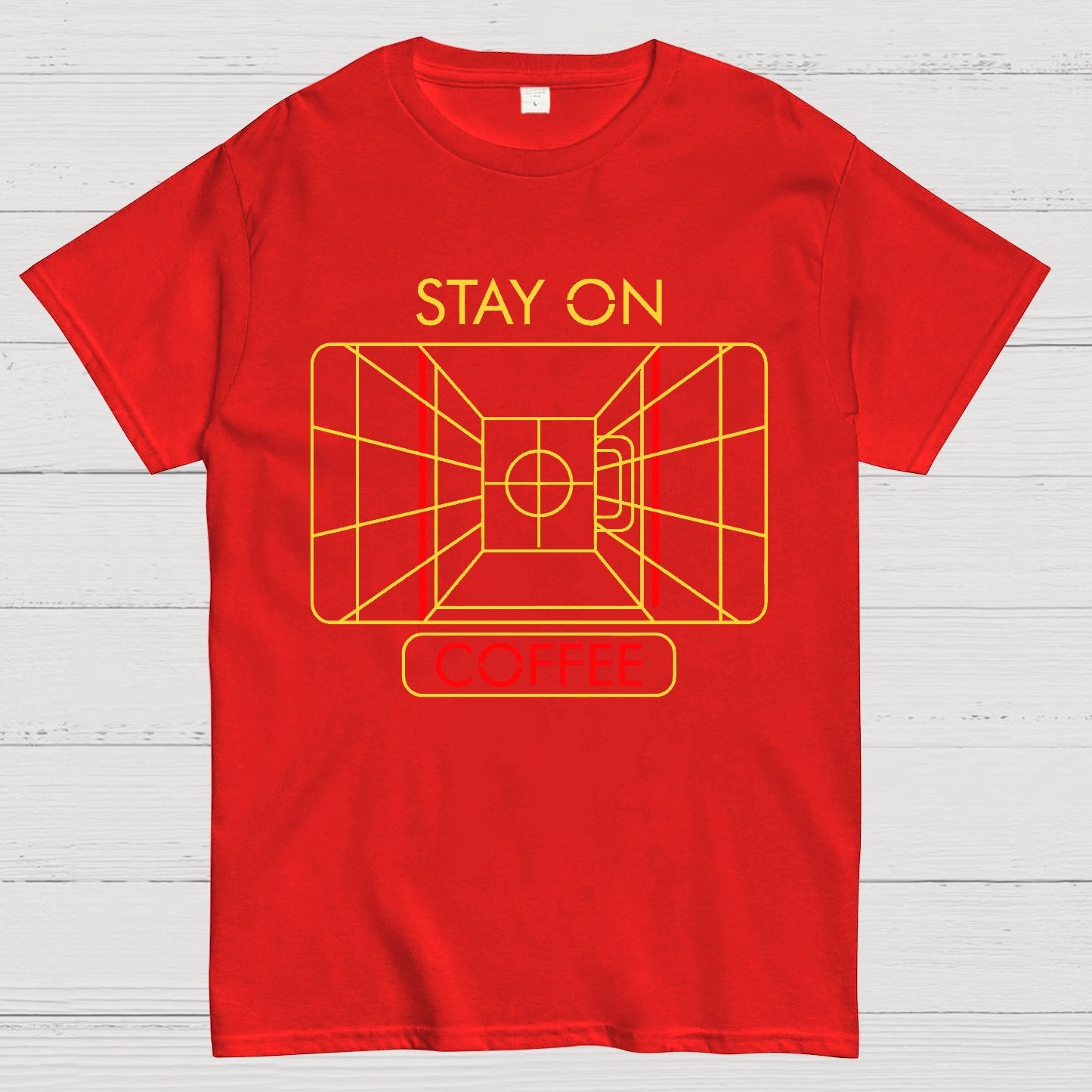 Stay On Coffee Geek T-Shirt