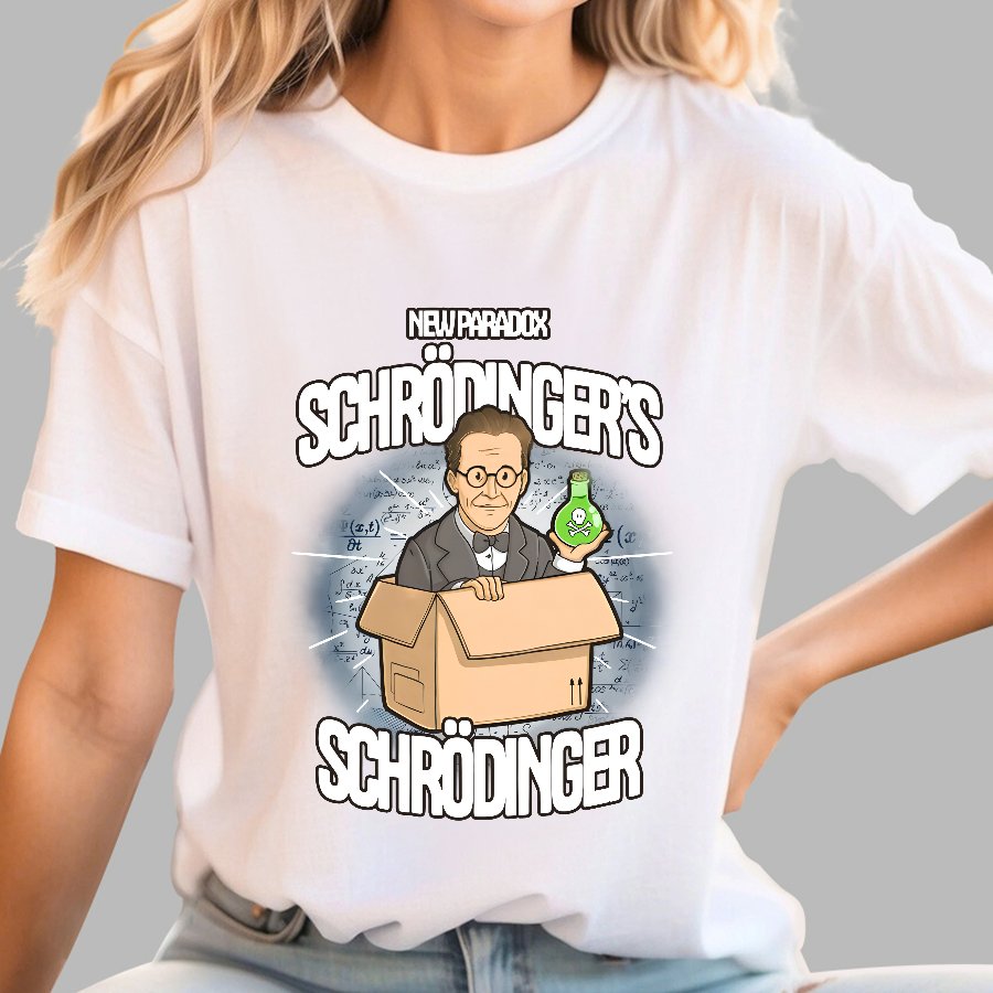 Schrödinger's Schrödinger Geek T-Shirt