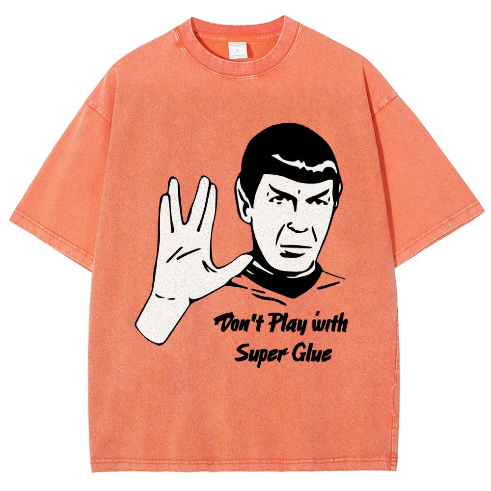 Don't Play With Superglue  Vintage Distressed T-shirt