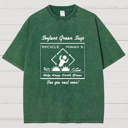 Soylent Green Vintage Distressed T-shirt