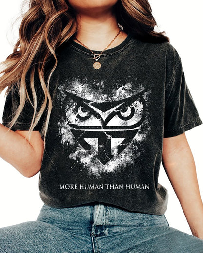 More Human Than Human Essential Vintage Distressed T-shirt