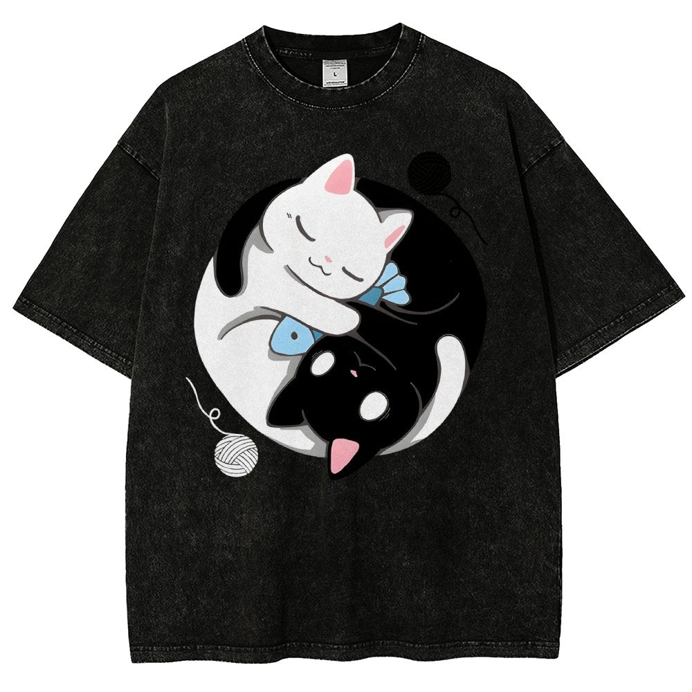 Balance Kittens Vintage Distressed T-shirt