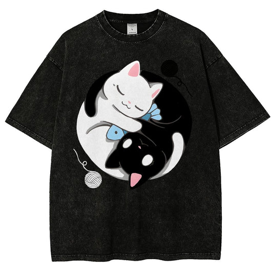 Balance Kittens Vintage Distressed T-shirt