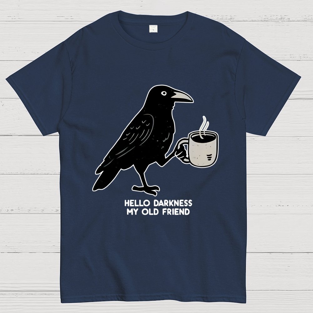 Raven Crow Coffee Unisex Geek T-Shirt