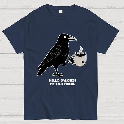 Raven Crow Coffee Unisex Geek T-Shirt