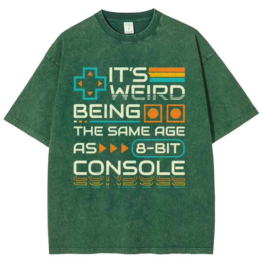 8-Bit Aged Vintage Distressed T-shirt