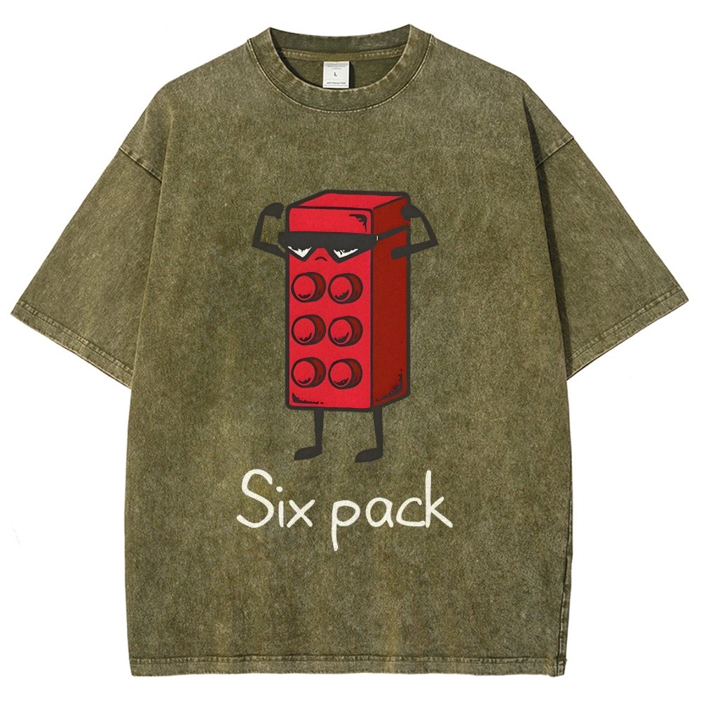 Six Pack Vintage Distressed T-shirt