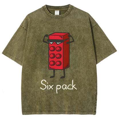 Six Pack Vintage Distressed T-shirt
