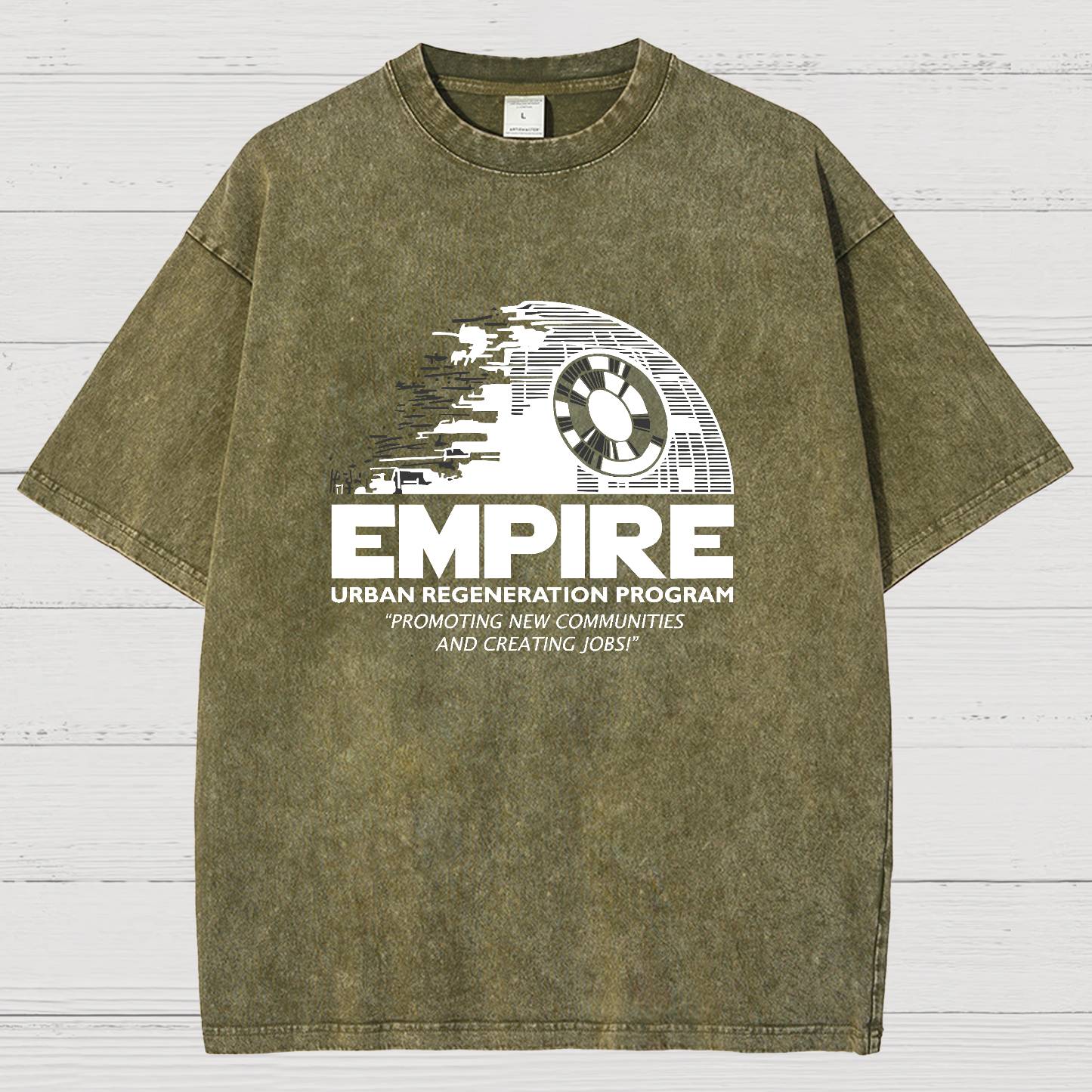 Empire Urban Regneration Vintage Distressed T-shirt