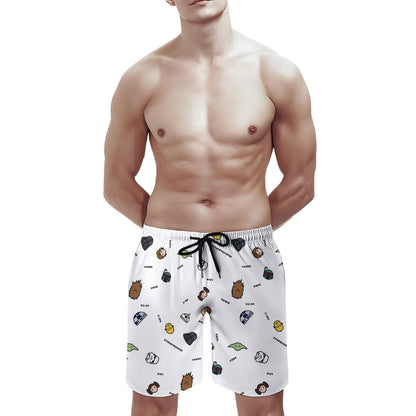 Planet Species Cute Print  Geek Shorts