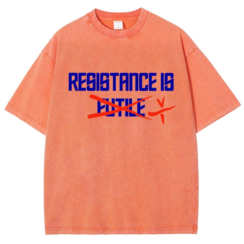 Resistance is futile Vintage Distressed T-shirt