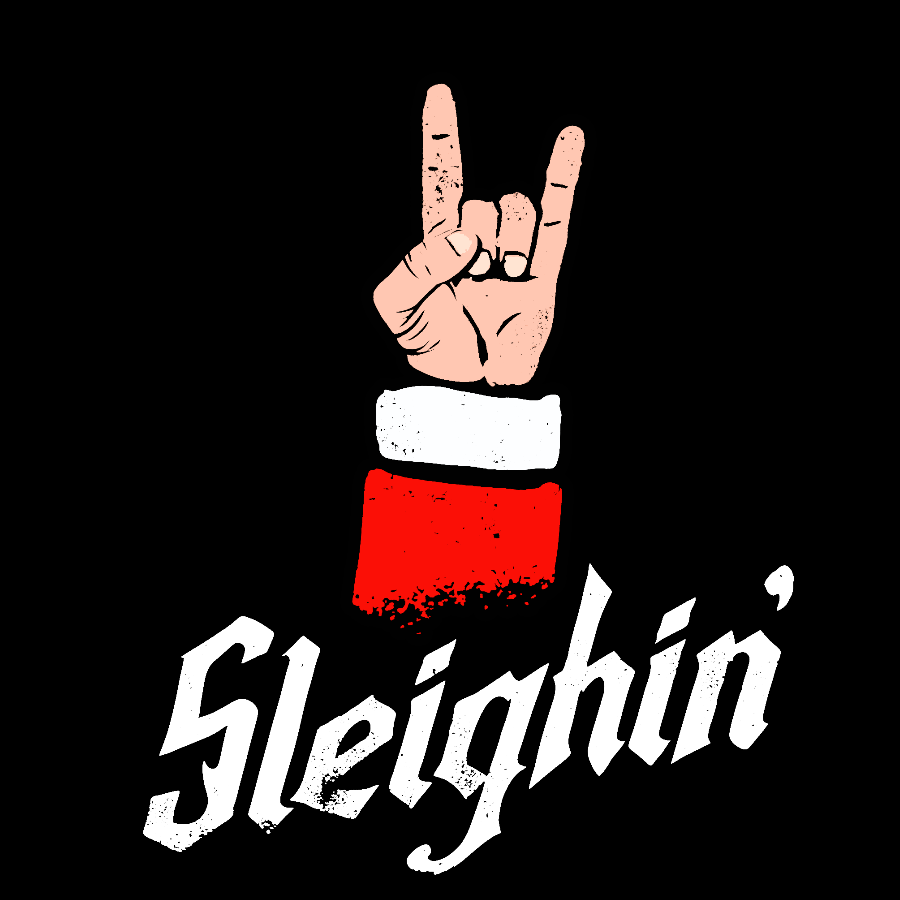 Sleighin' Christmas Geek T-Shirt