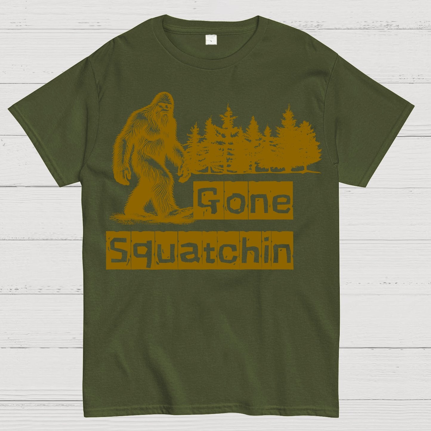 Gone Squatchin Geek T-Shirt