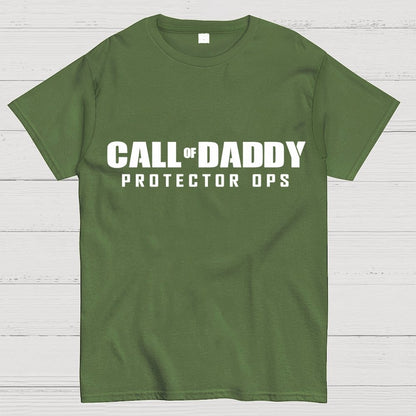 Gamer Dad Call of Daddy Geek T-Shirt